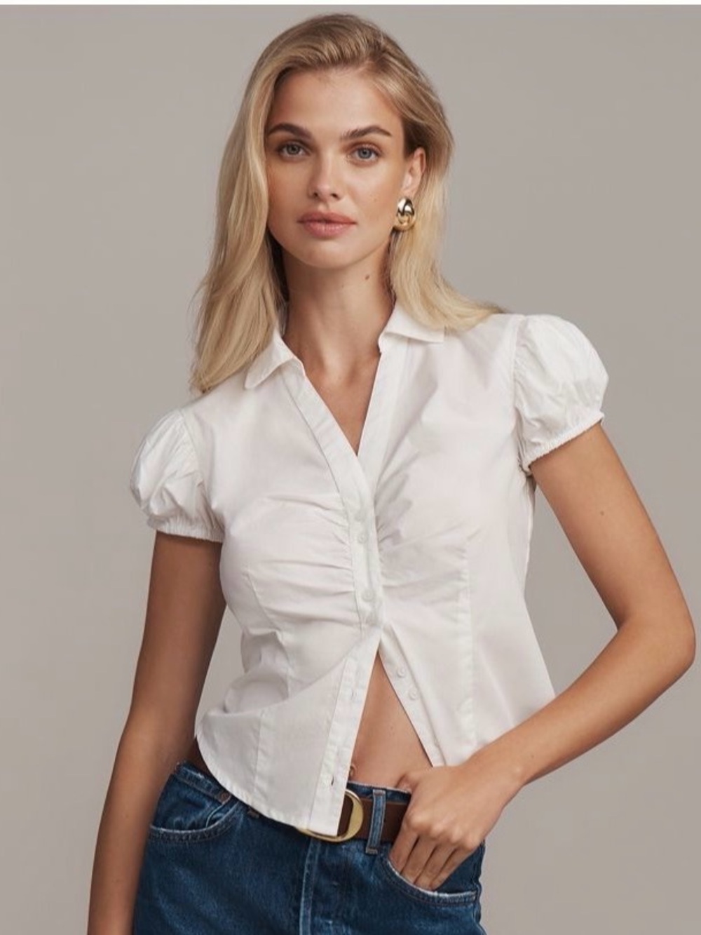 Maeve Puff-Sleeve Blouse